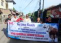 PT Raputra Jaya Bersama PT Pelayaran Sekawan Maju Sejahtera Salurkan Hewan Kurban untuk Warga Babakanturi