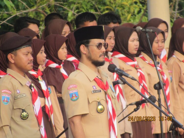 Wakil Wali Kota Hadiri HUT Pramuka ke-65, Visualisasi GEGALANG Madrasah Pukau Ribuan Peserta di Cilegon